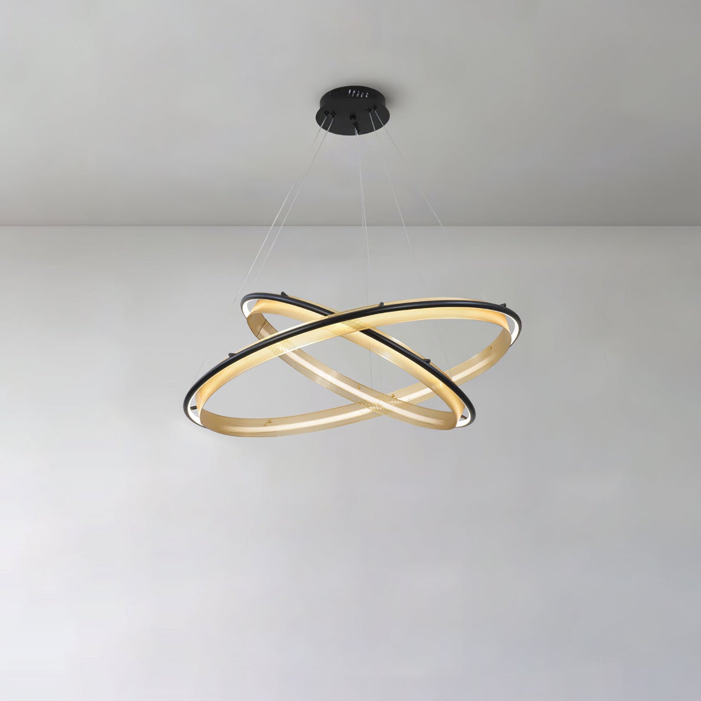 Acrylic LED Round Chandelier - YIOSI