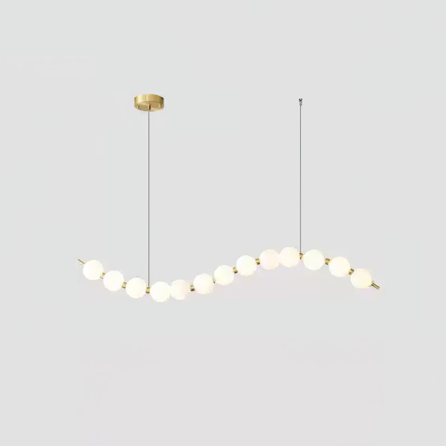 Acrylic Pearl Necklace Chandelier - YIOSI