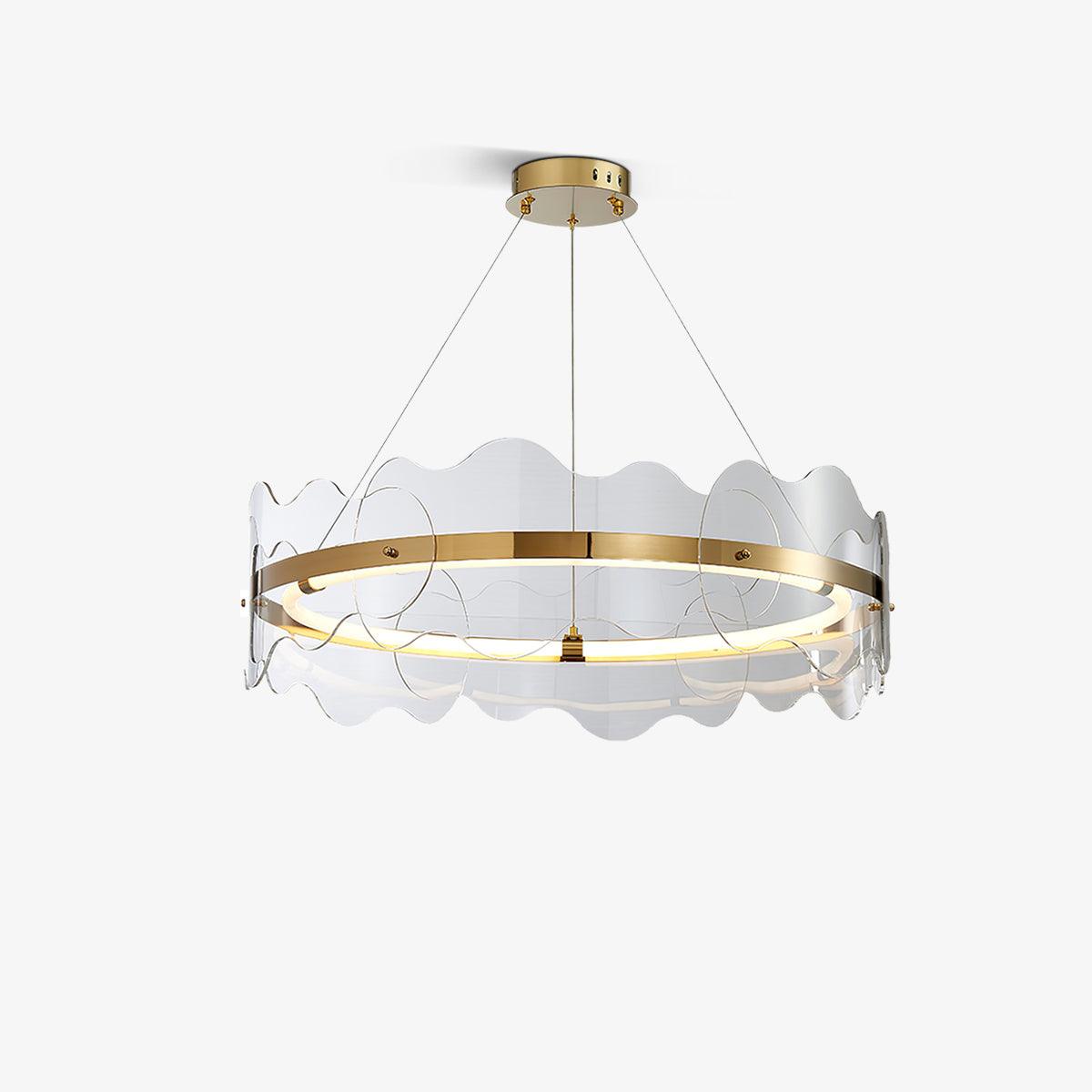Acrylic Wave Chandelier - YIOSI