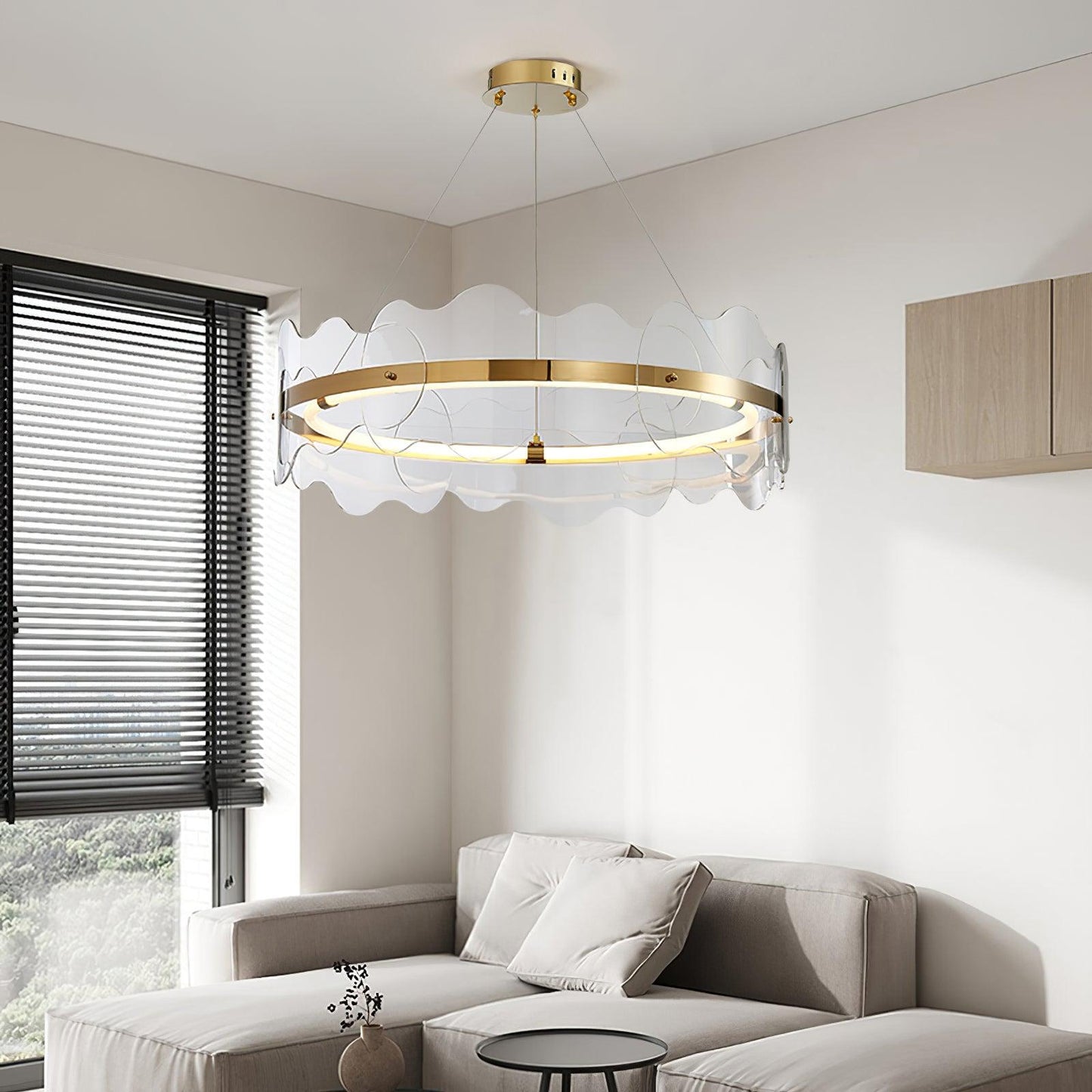 Acrylic Wave Chandelier - YIOSI