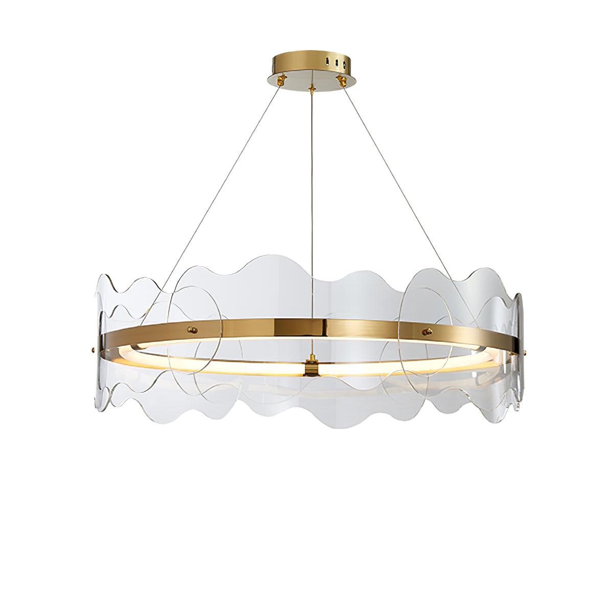 Acrylic Wave Chandelier - YIOSI