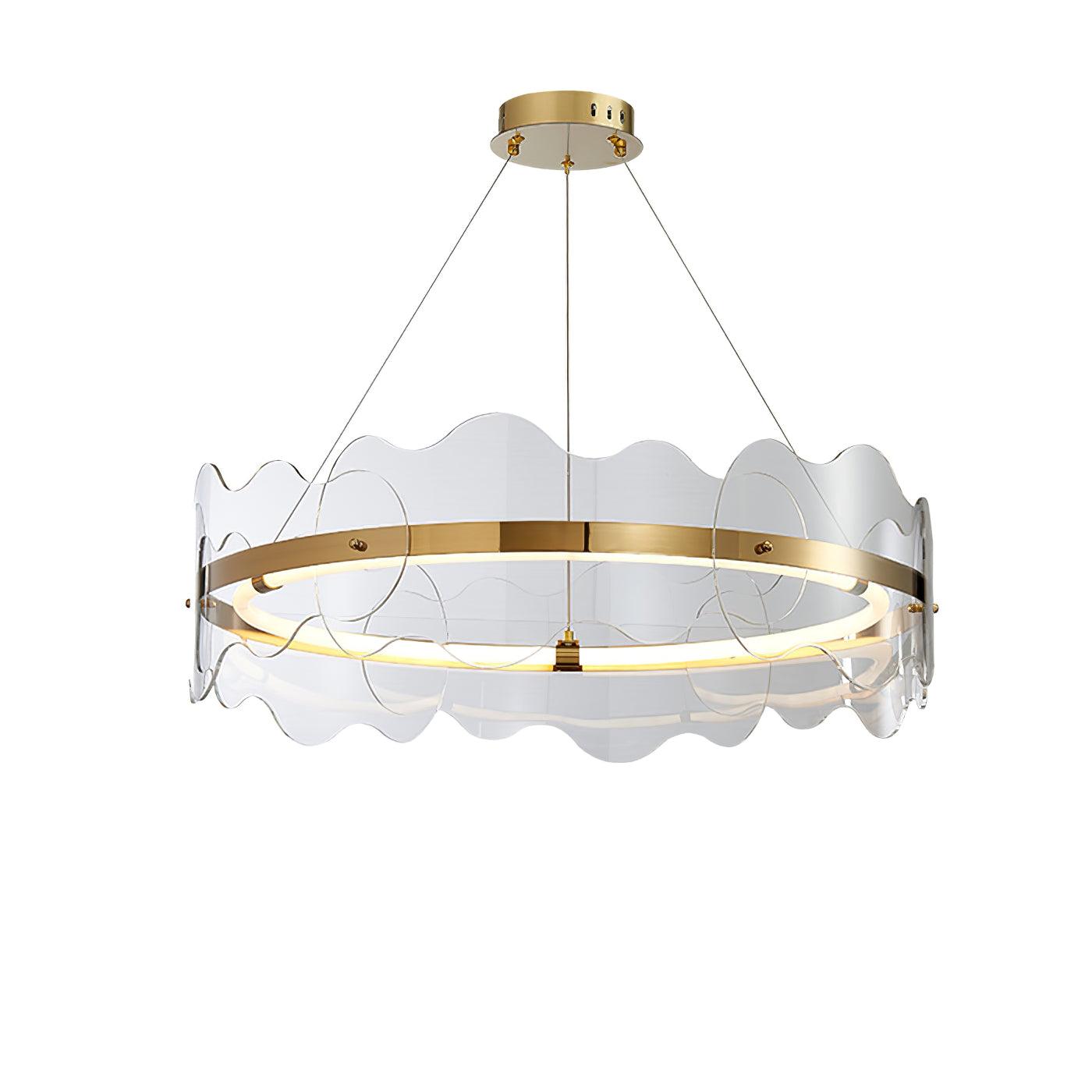 Acrylic Wave Chandelier - YIOSI