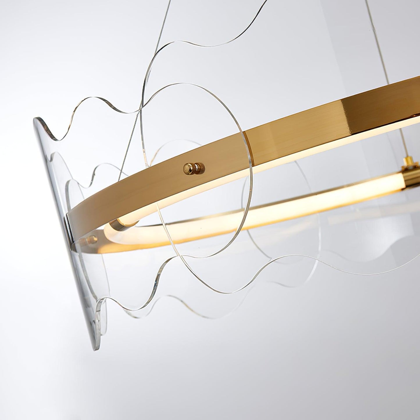 Acrylic Wave Chandelier - YIOSI