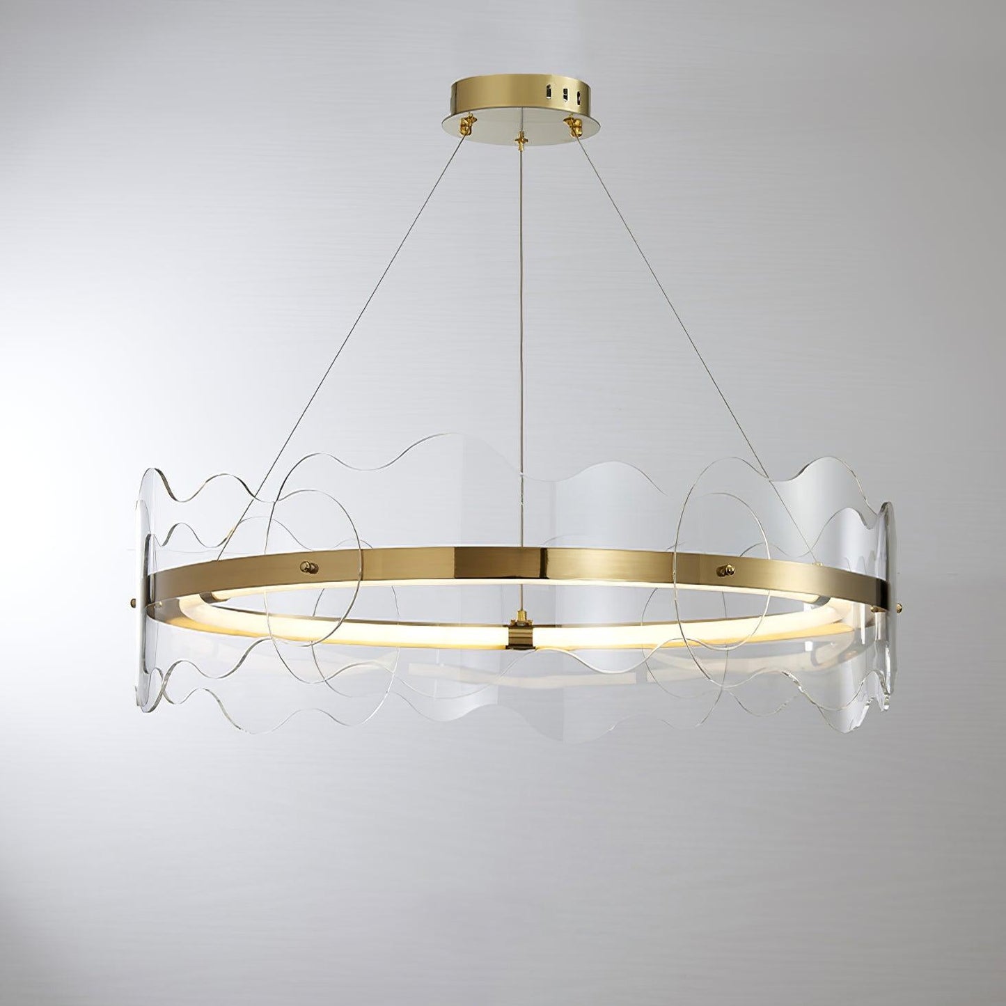 Acrylic Wave Chandelier - YIOSI