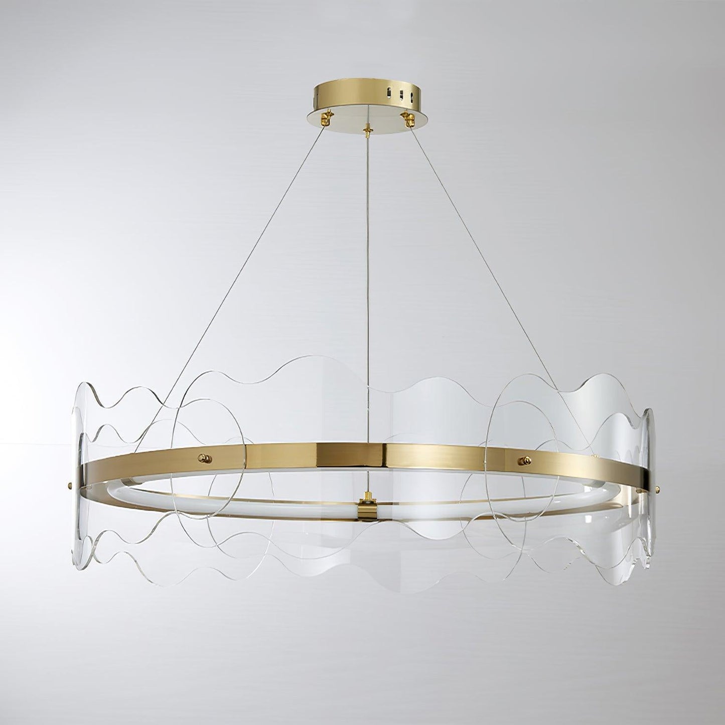 Acrylic Wave Chandelier - YIOSI