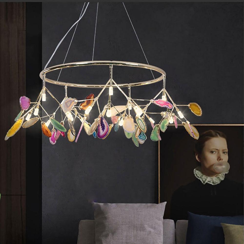 Agate Flake Chandelier - YIOSI