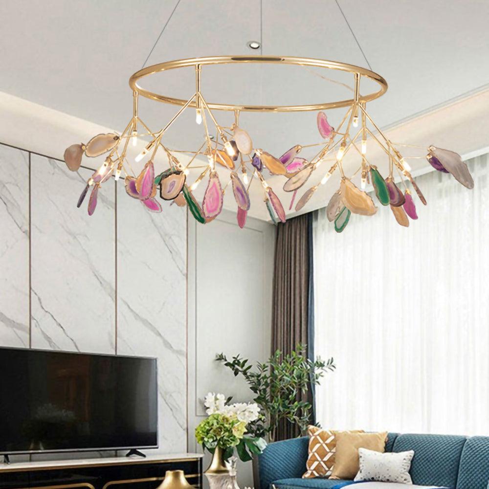 Agate Flake Chandelier - YIOSI