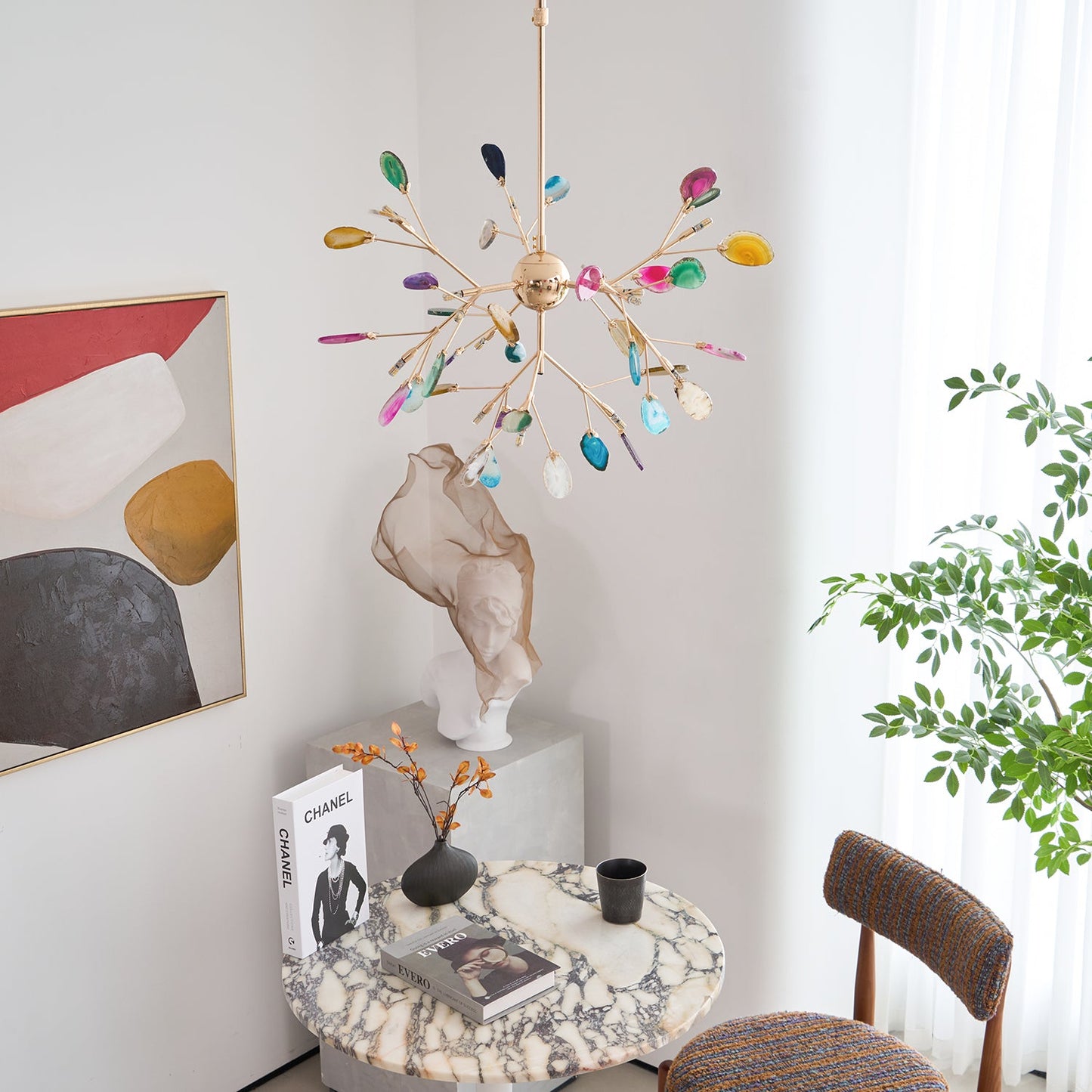 Agate Flake Chandelier - YIOSI