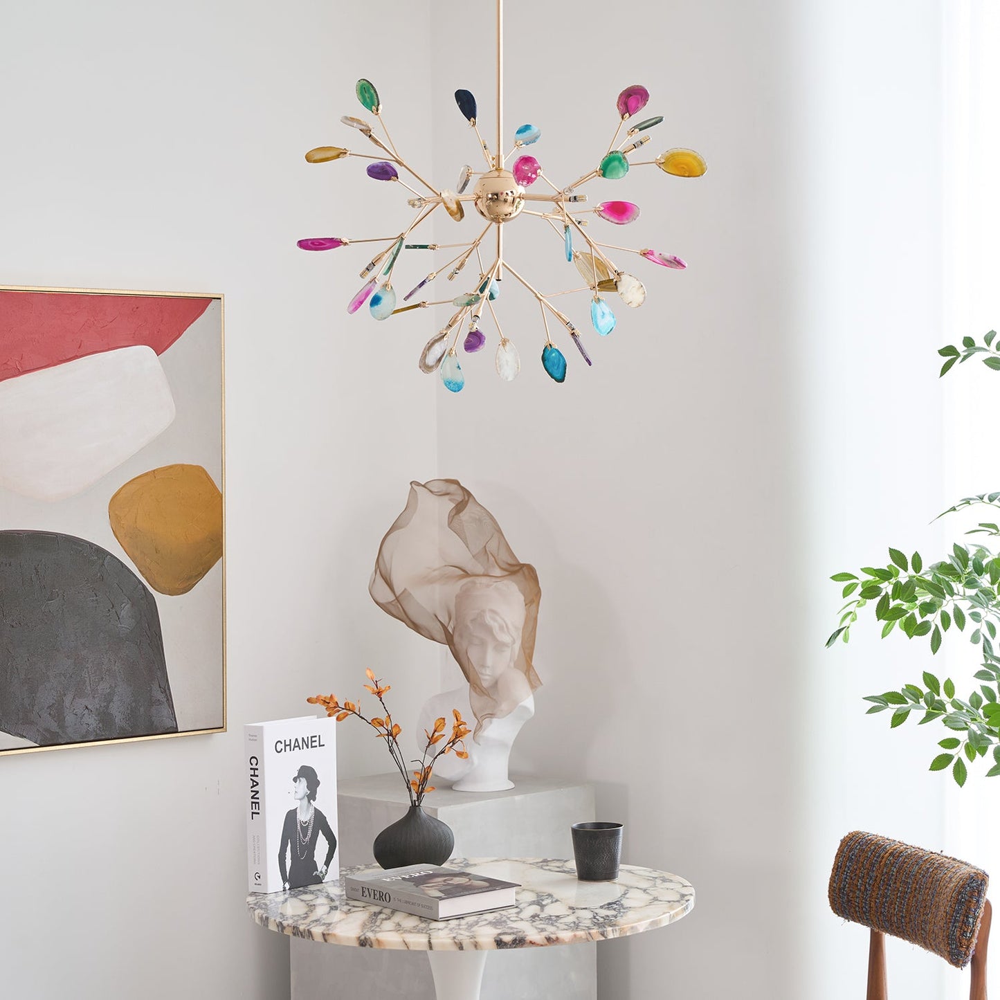 Agate Flake Chandelier - YIOSI