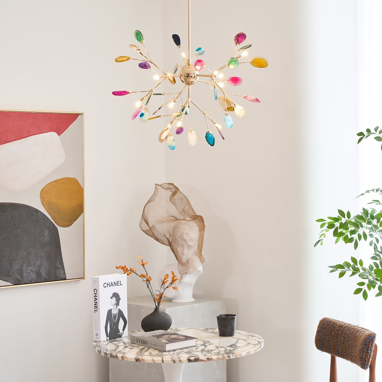 Agate Flake Chandelier - YIOSI