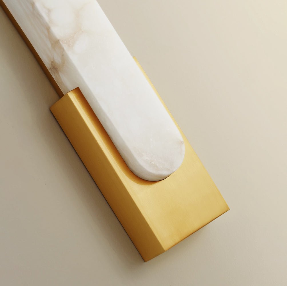 Agatha Alabaster LED Wall Lamp – Copper, Black, White Finish