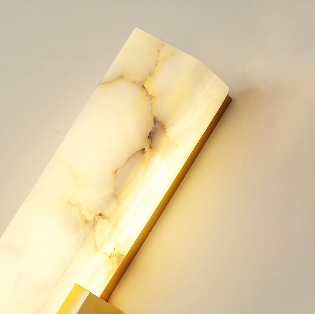 Agatha Alabaster LED Wall Lamp – Copper, Black, White Finish