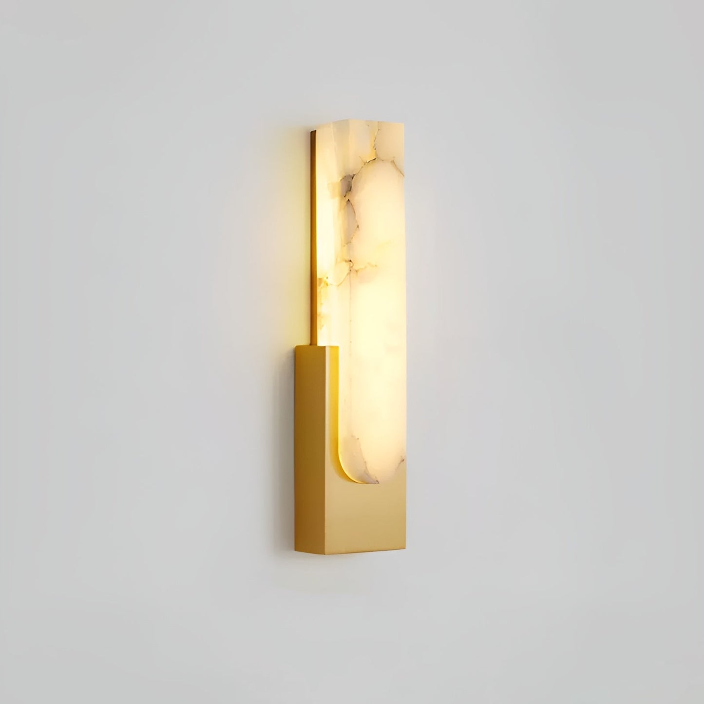 Agatha Alabaster LED Wall Lamp – Copper, Black, White Finish