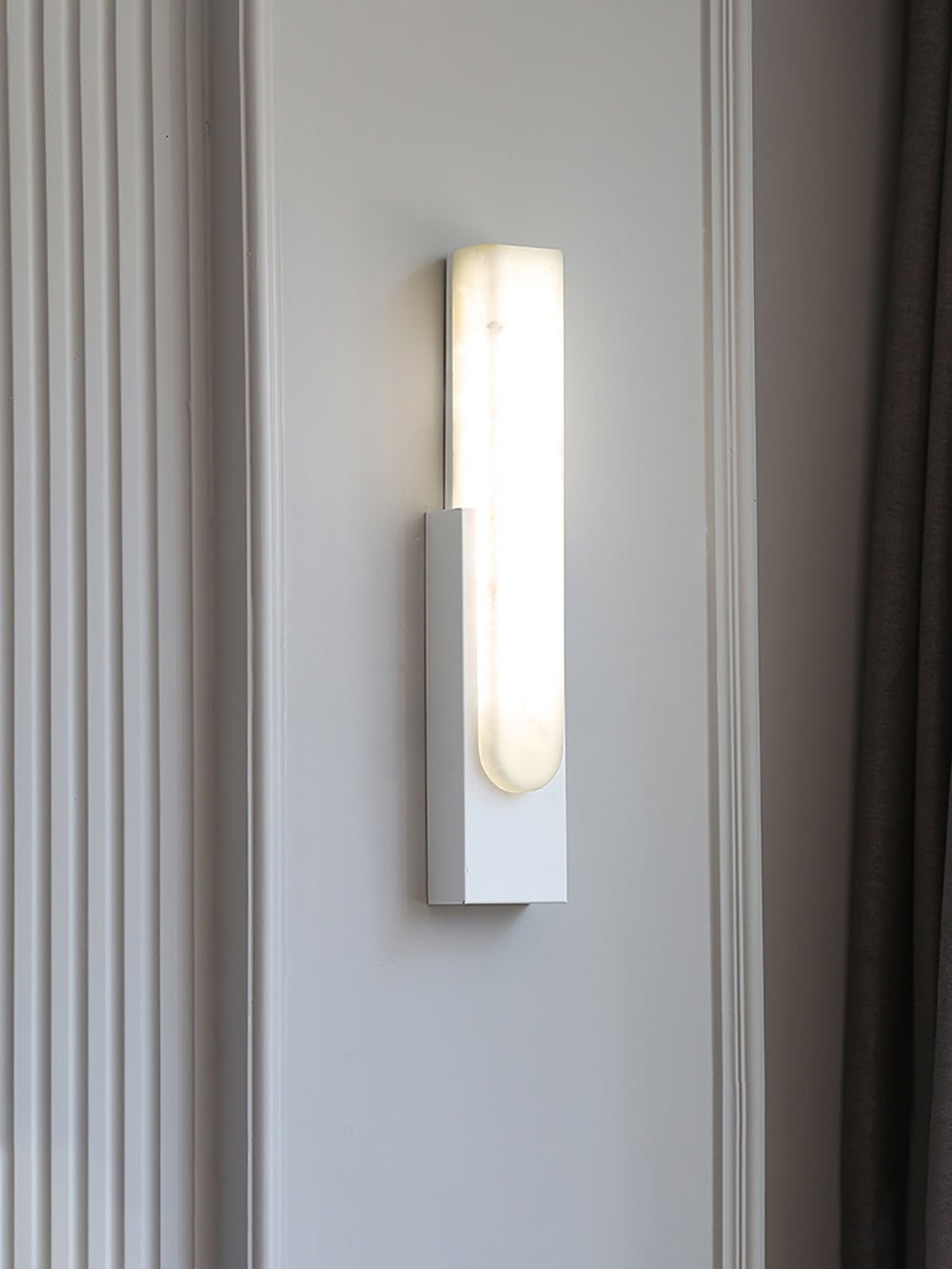 Agatha Alabaster LED Wall Lamp – Copper, Black, White Finish