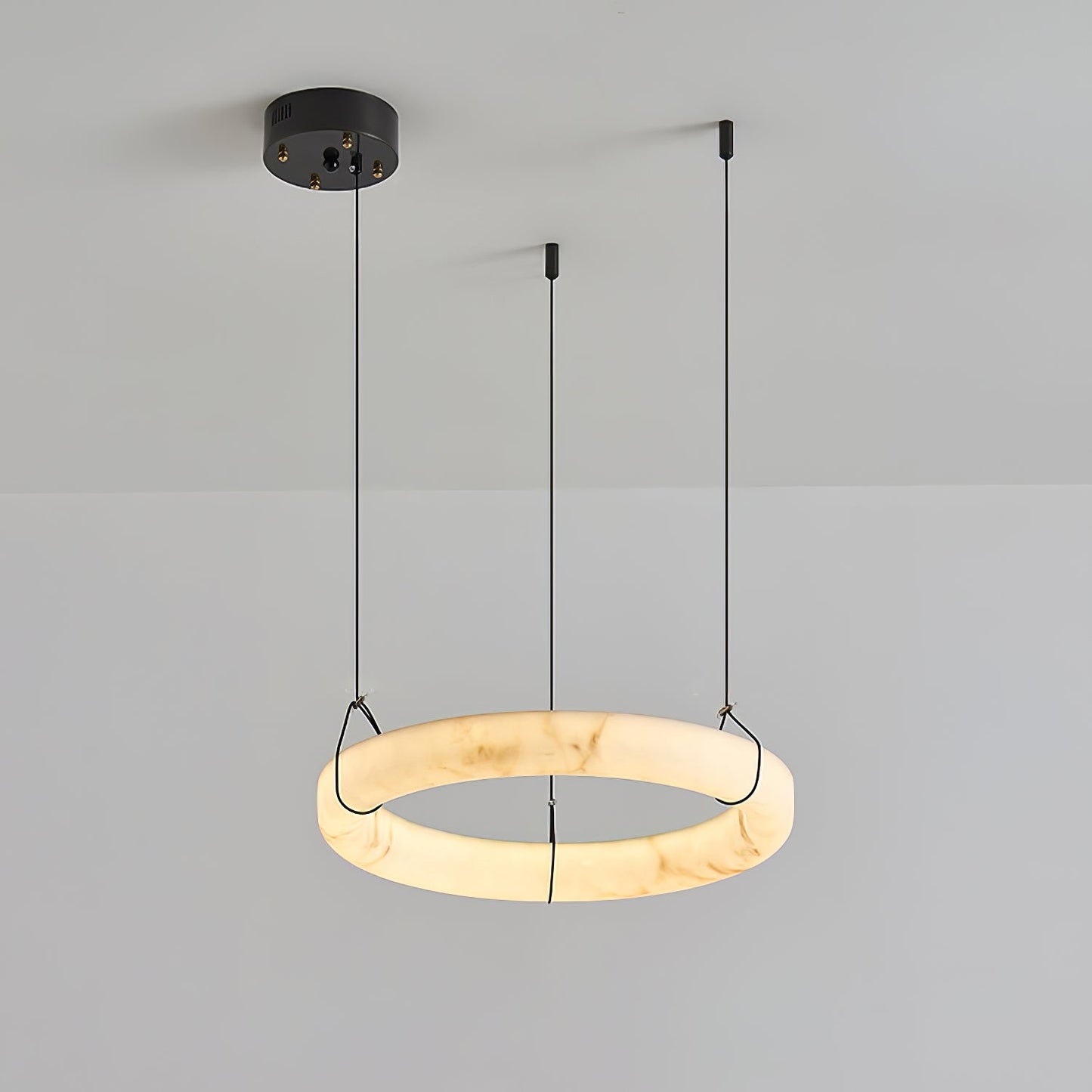 Alabaster Ring Pendant Lamp - YIOSI