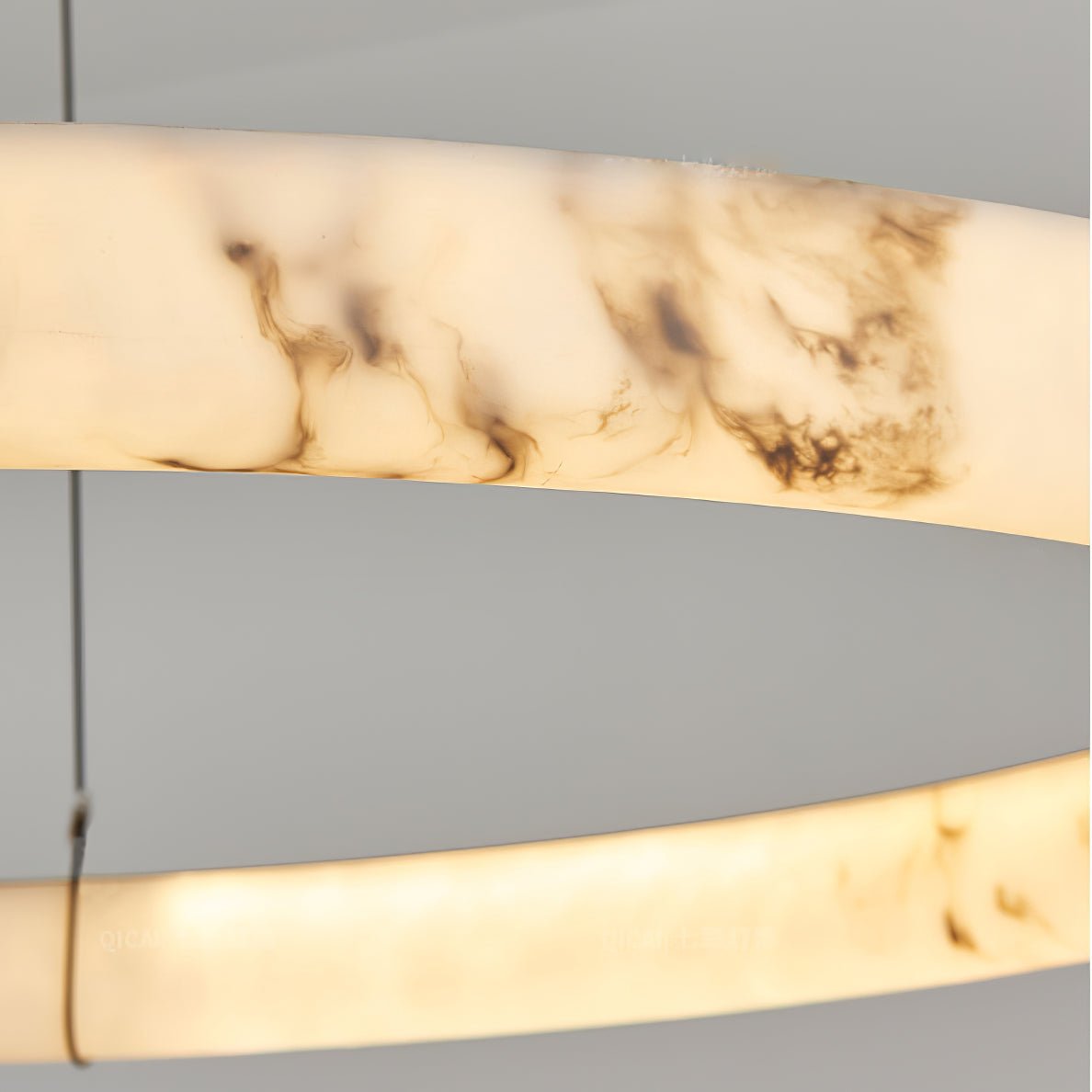 Alabaster Ring Pendant Lamp - YIOSI