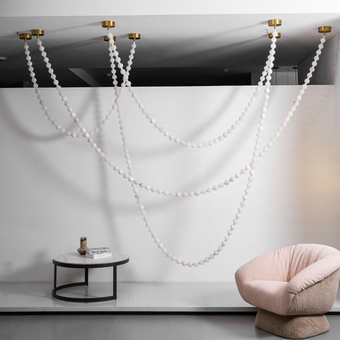 Alabaster Pearl Necklace Chandelier - YIOSI