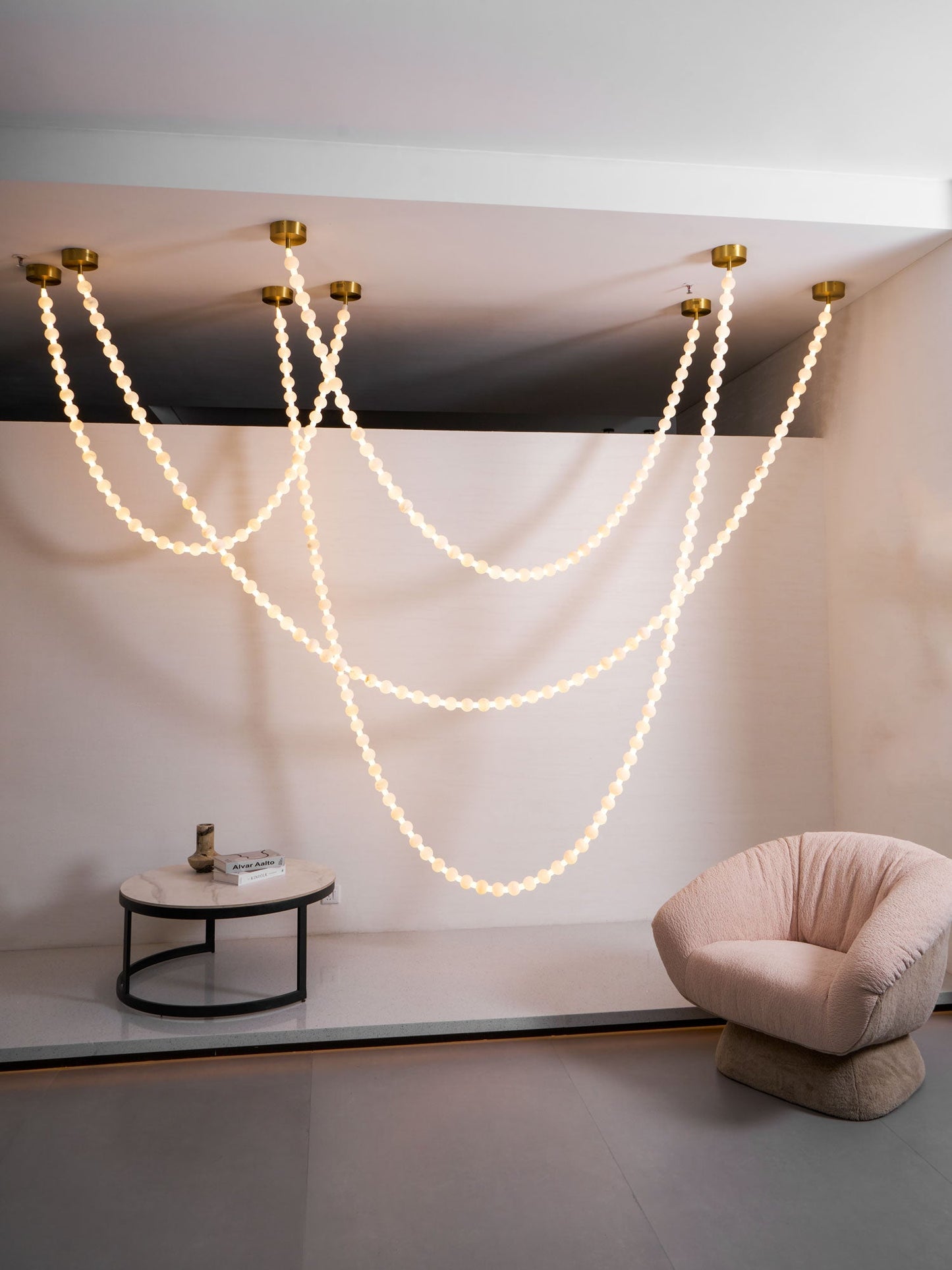Alabaster Pearl Necklace Chandelier - YIOSI