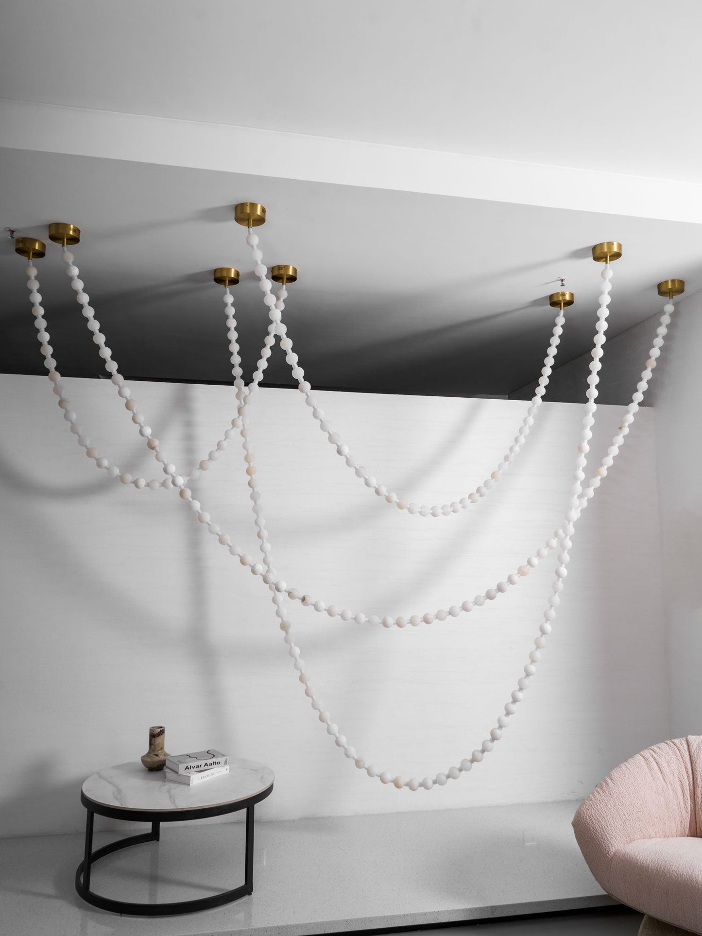 Alabaster Pearl Necklace Chandelier - YIOSI