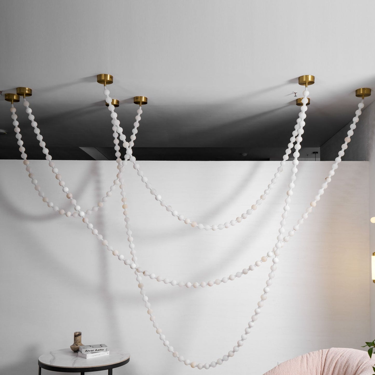 Alabaster Pearl Necklace Chandelier - YIOSI