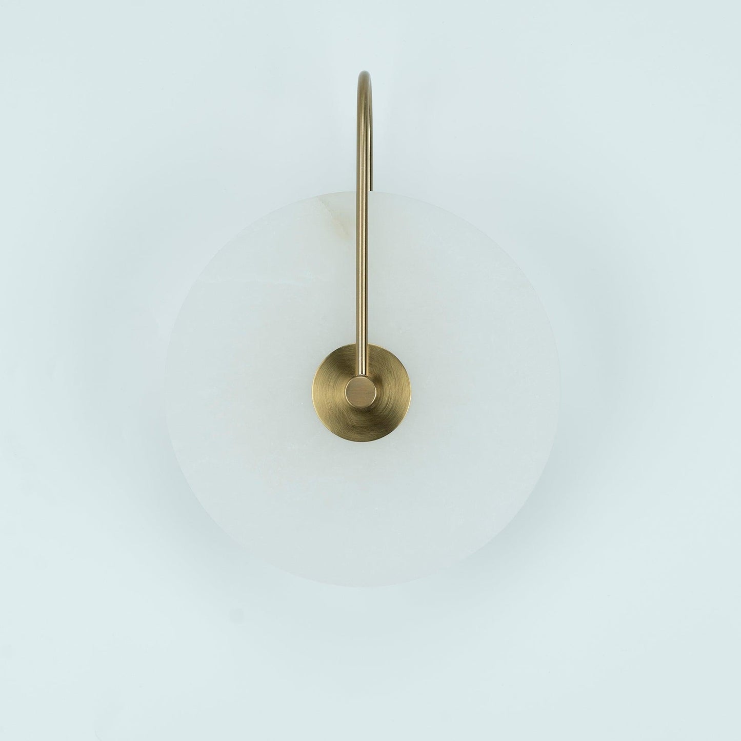 Vakkerlight Alabaster LED Wall Lamp with Gold Black Finish