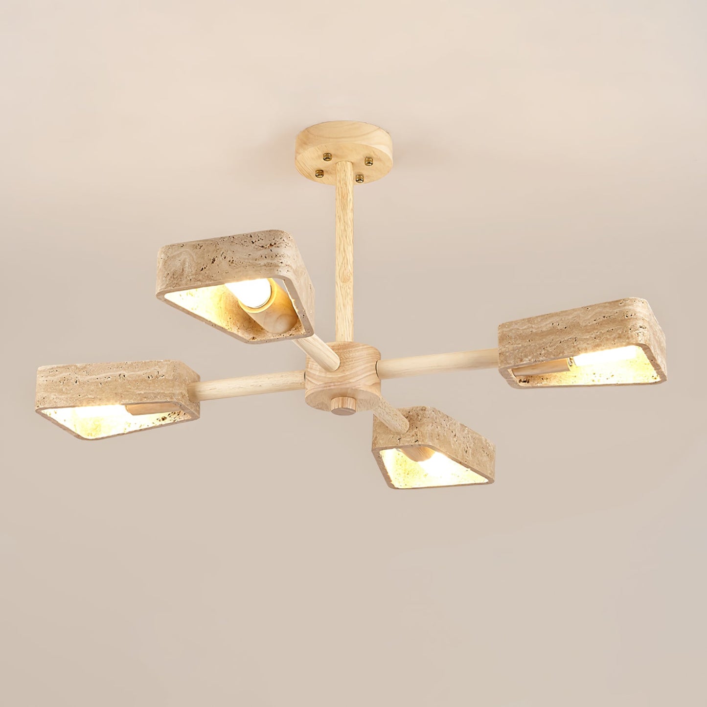 Elementa Travertone Chandelier - YIOSI