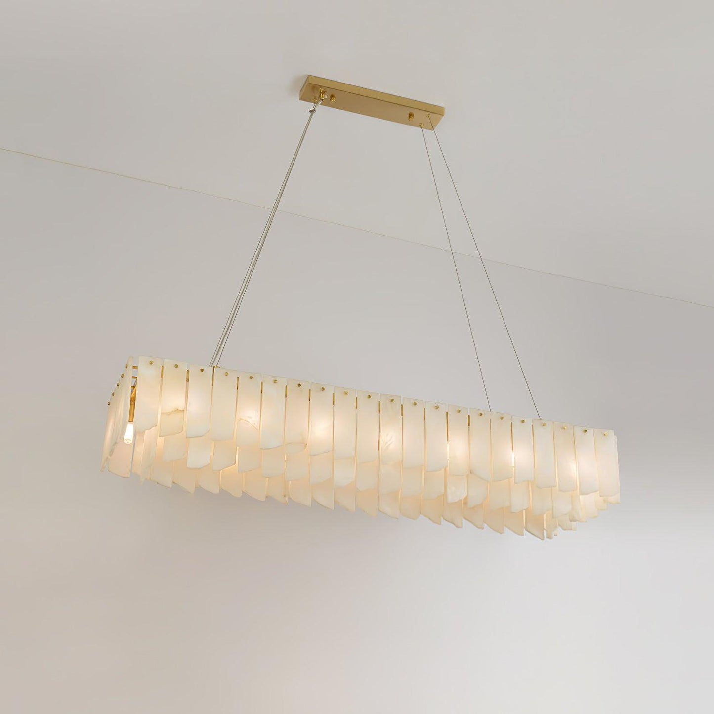 Alabaster Cascade Tiered Chandelier - YIOSI