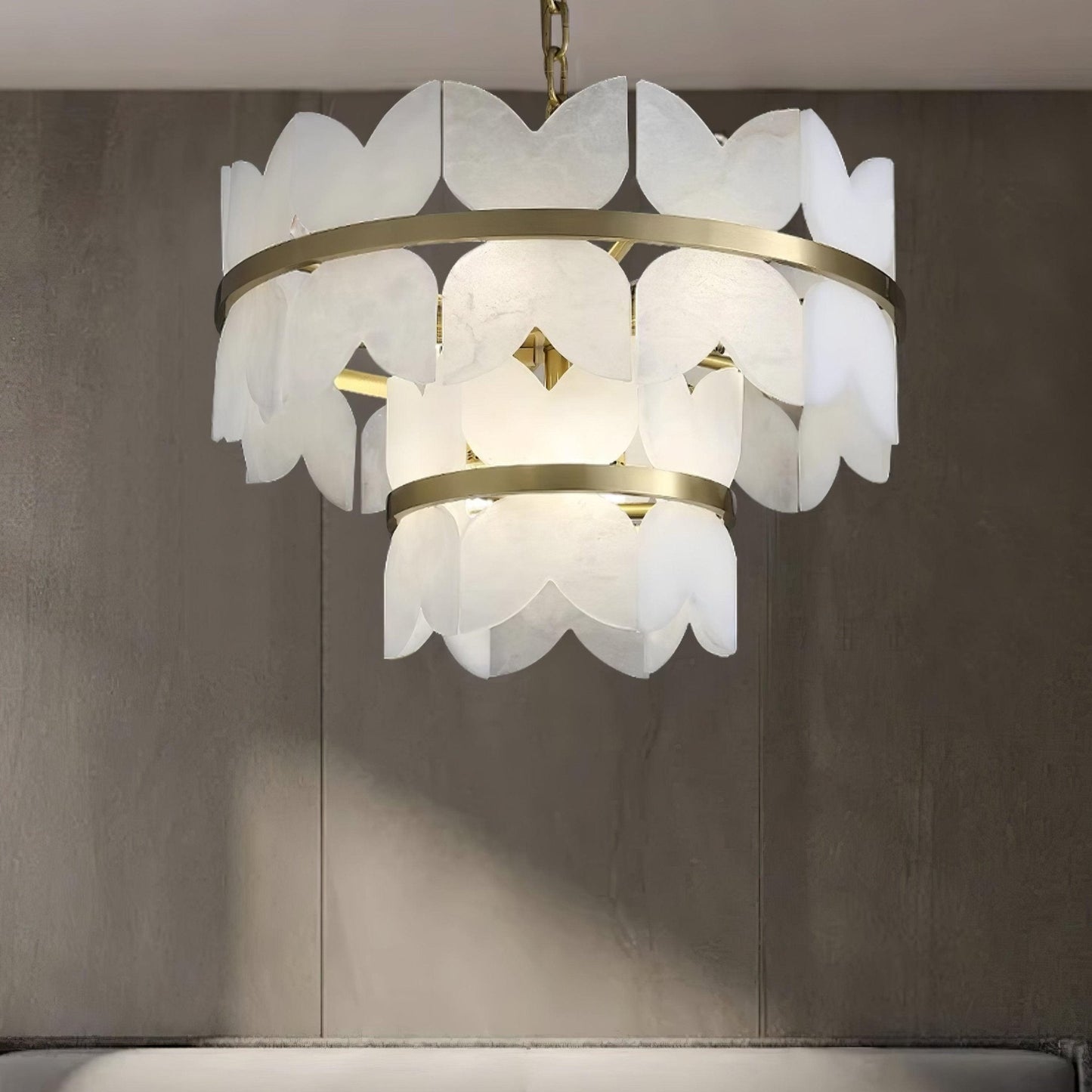 Alabaster Cloudscape Chandelier - YIOSI