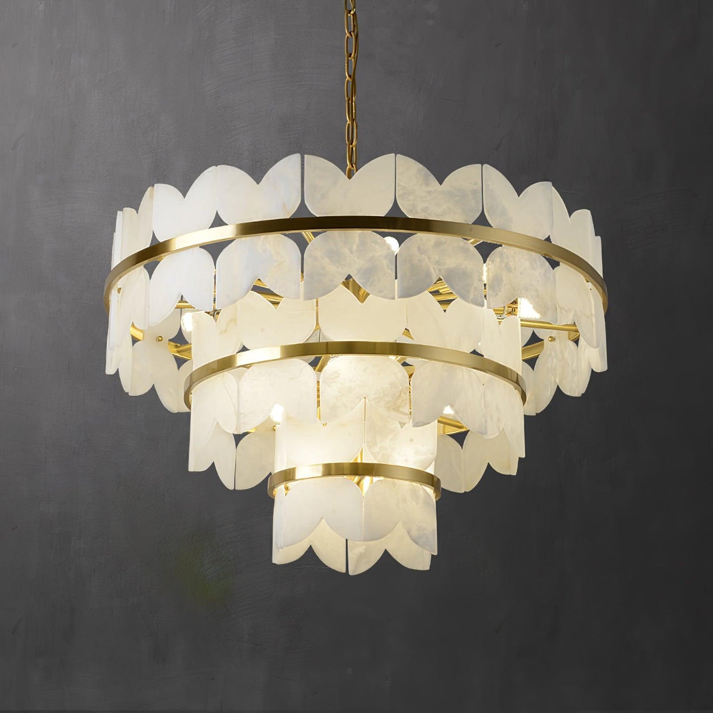 Alabaster Cloudscape Chandelier - YIOSI