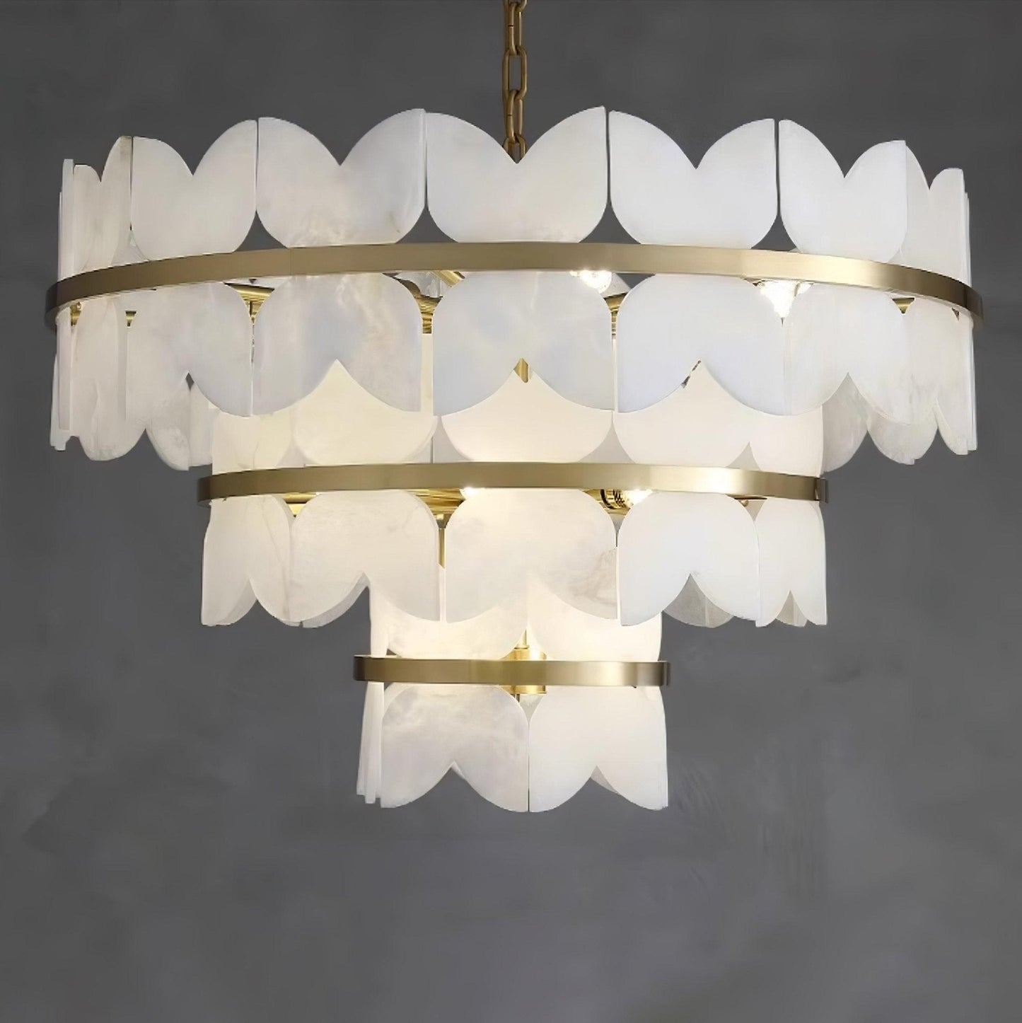 Alabaster Cloudscape Chandelier - YIOSI