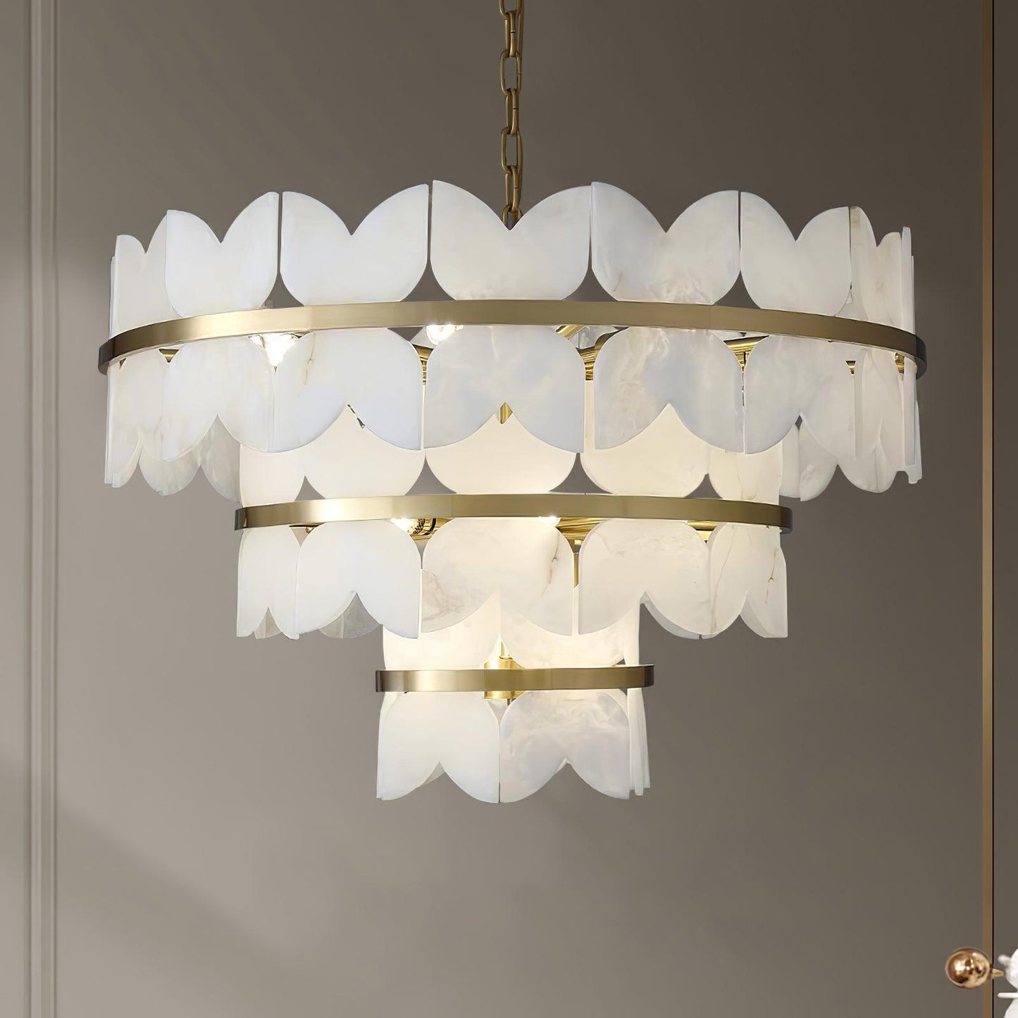 Alabaster Cloudscape Chandelier - YIOSI