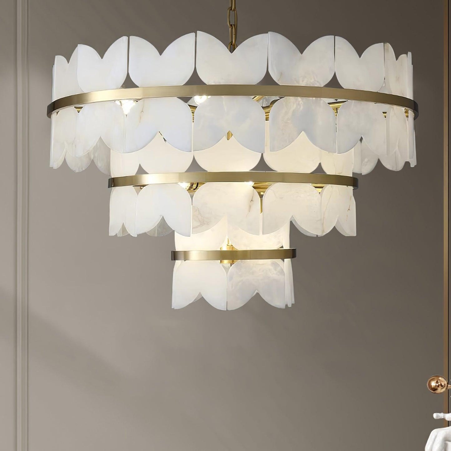 Alabaster Cloudscape Chandelier - YIOSI