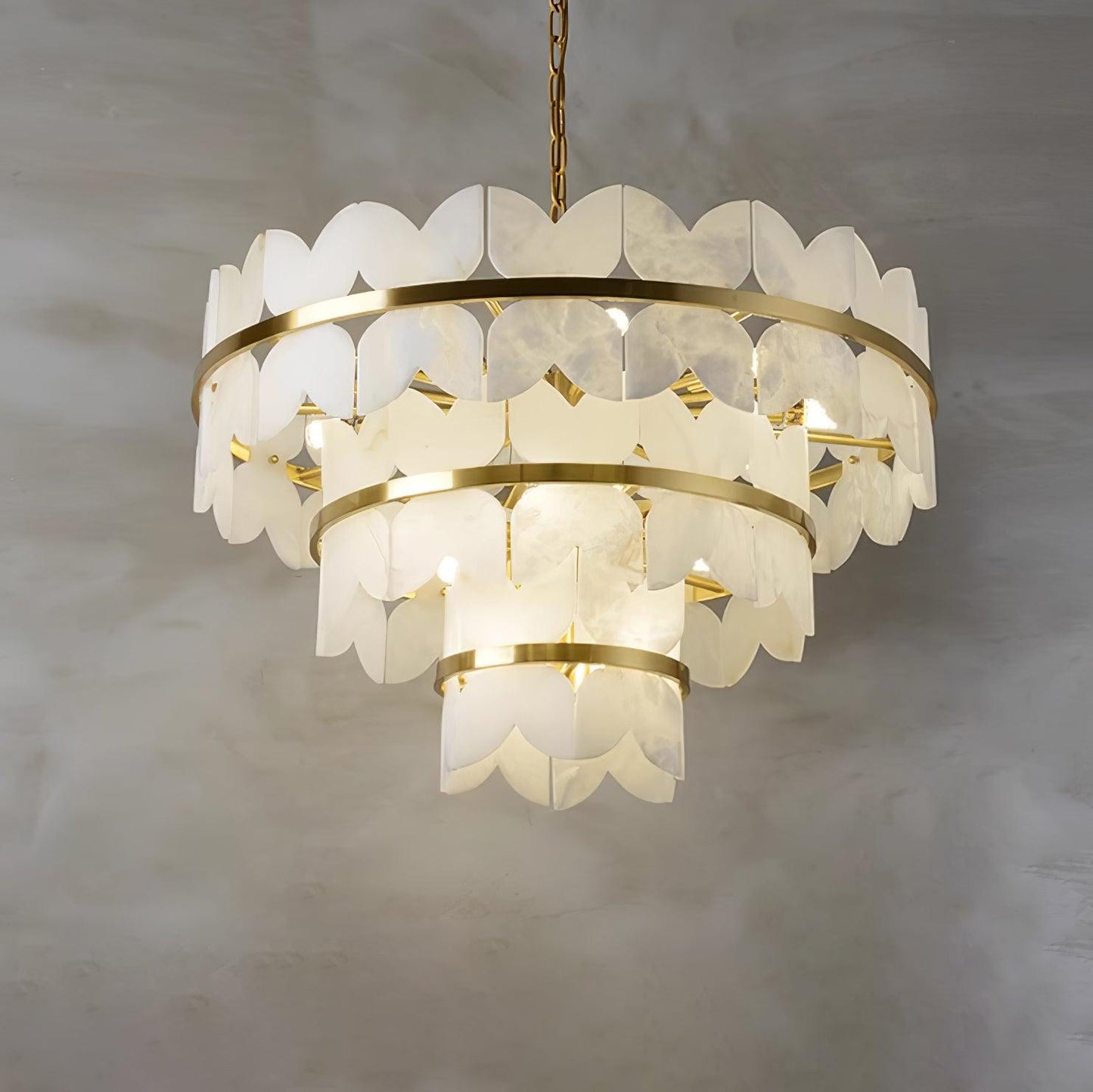 Alabaster Cloudscape Chandelier - YIOSI