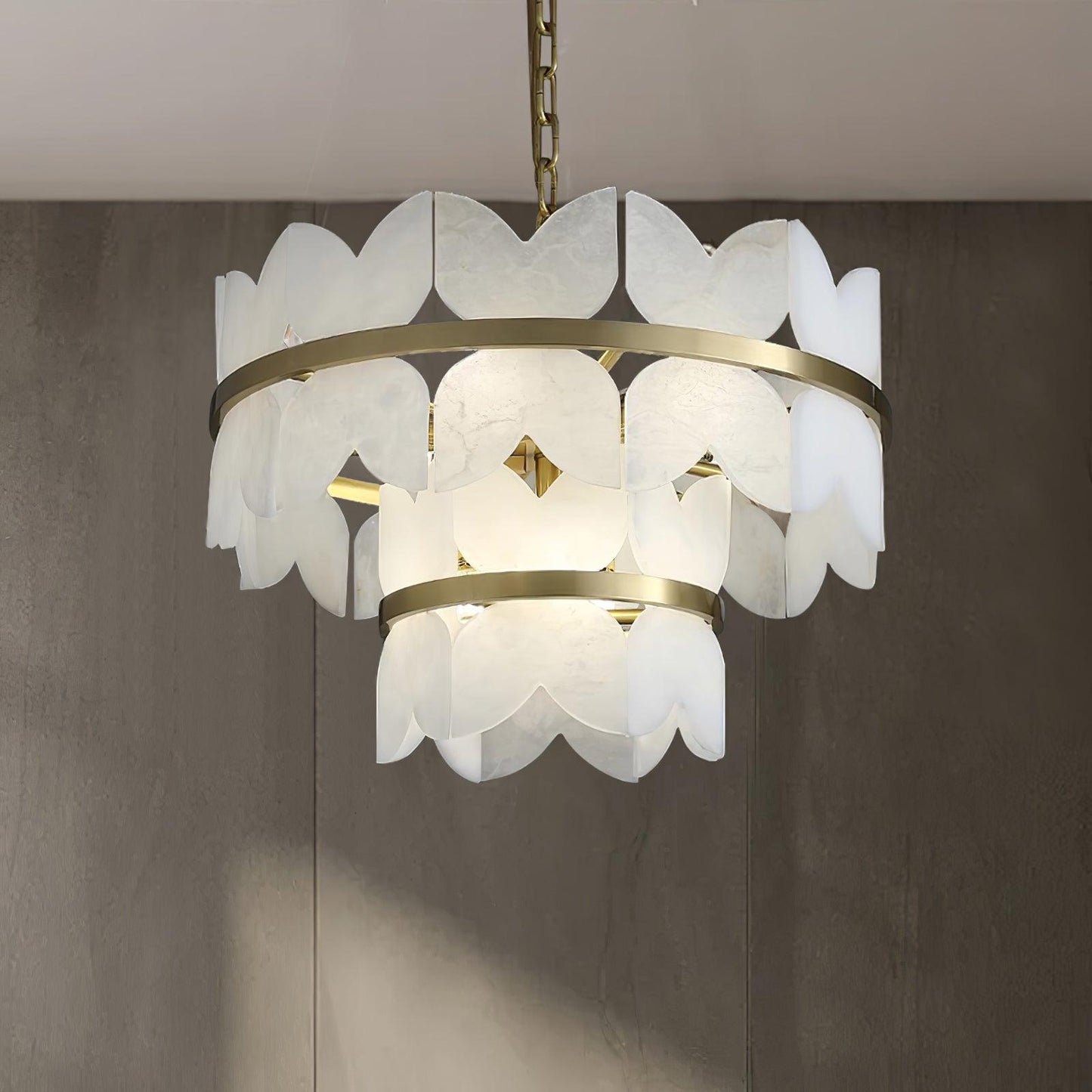 Alabaster Cloudscape Chandelier - YIOSI