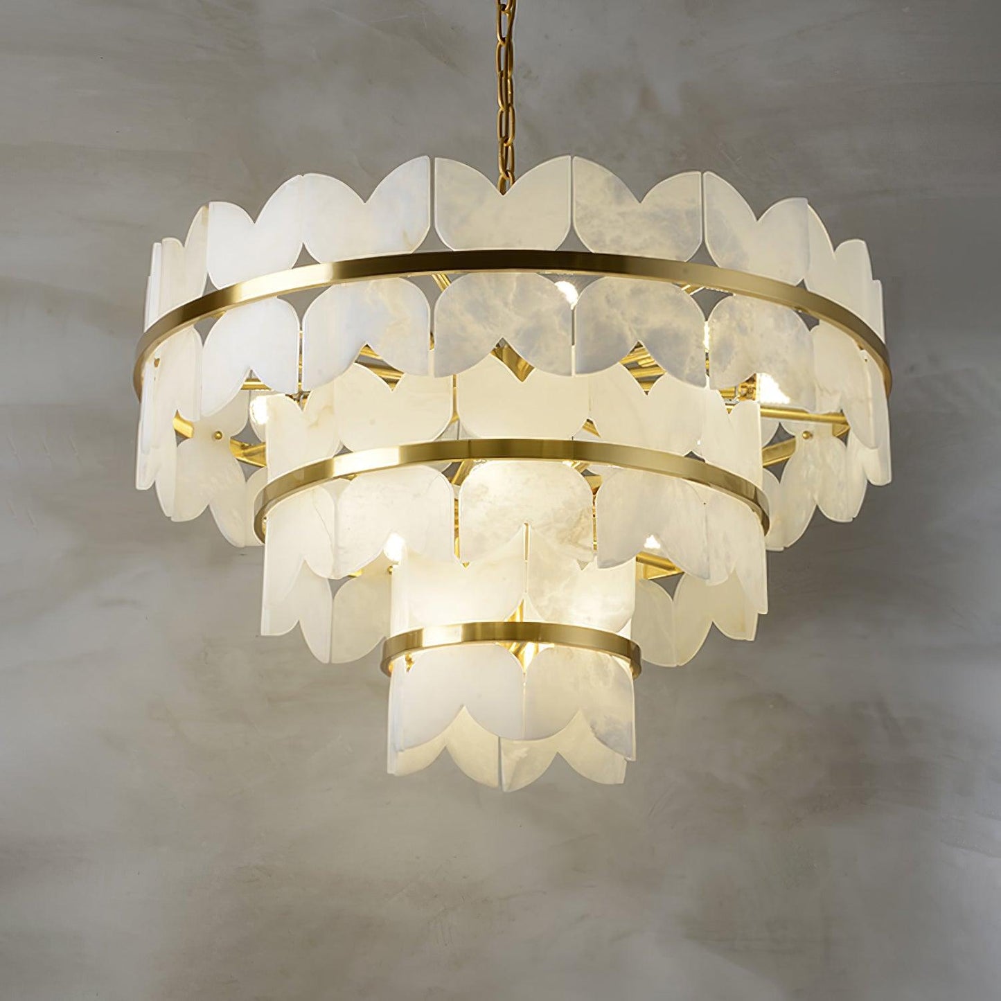 Alabaster Cloudscape Chandelier - YIOSI
