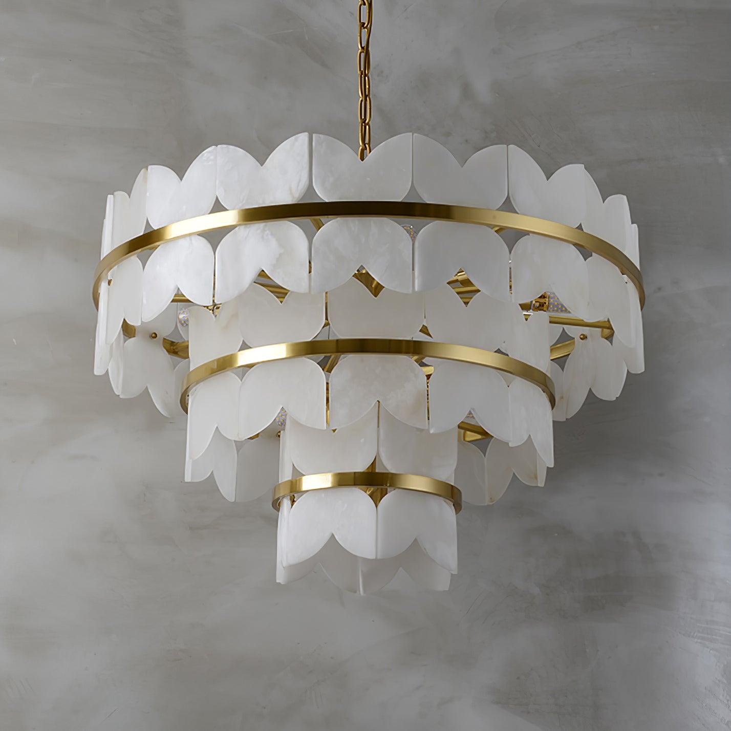 Alabaster Cloudscape Chandelier - YIOSI