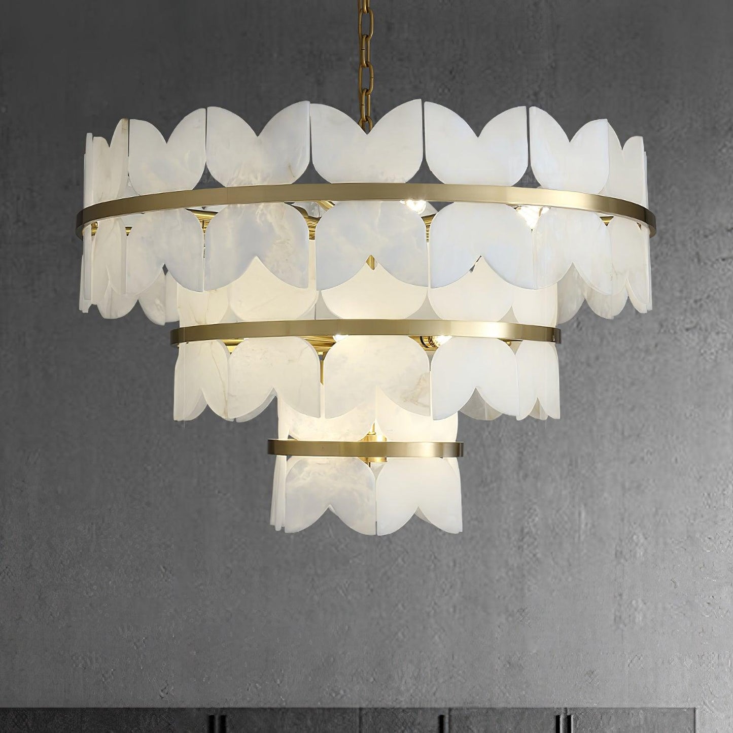 Alabaster Cloudscape Chandelier - YIOSI