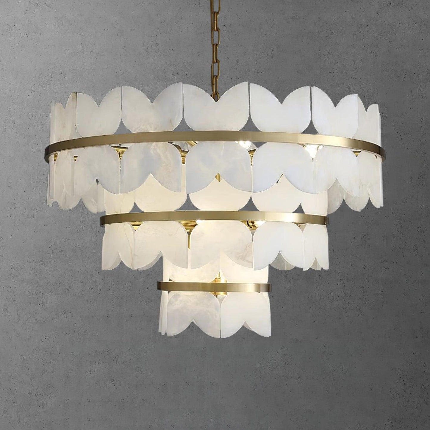 Alabaster Cloudscape Chandelier - YIOSI