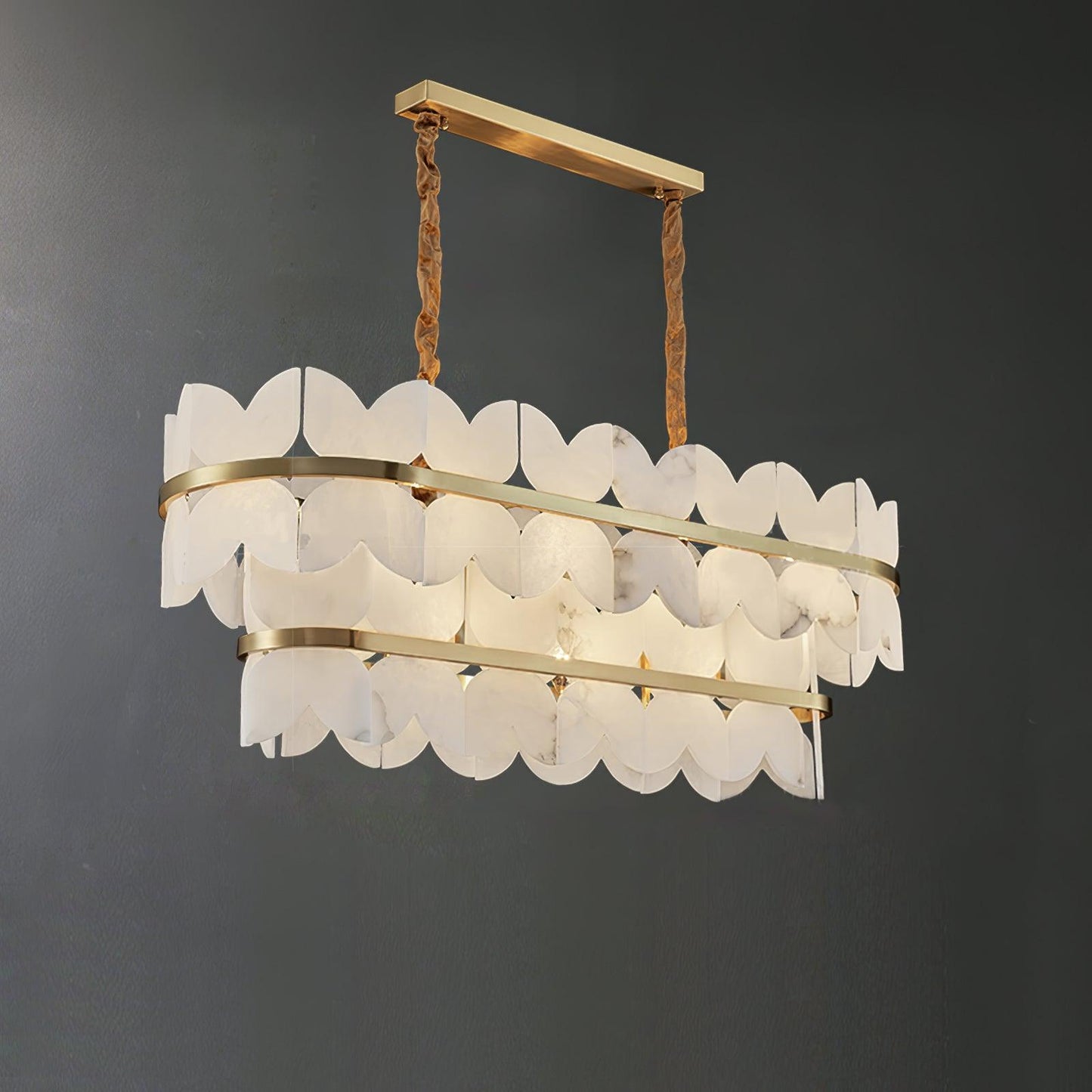 Alabaster Cloudscape Chandelier - YIOSI
