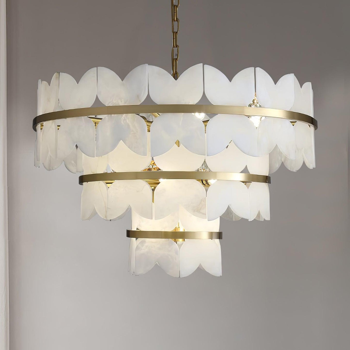 Alabaster Cloudscape Chandelier - YIOSI