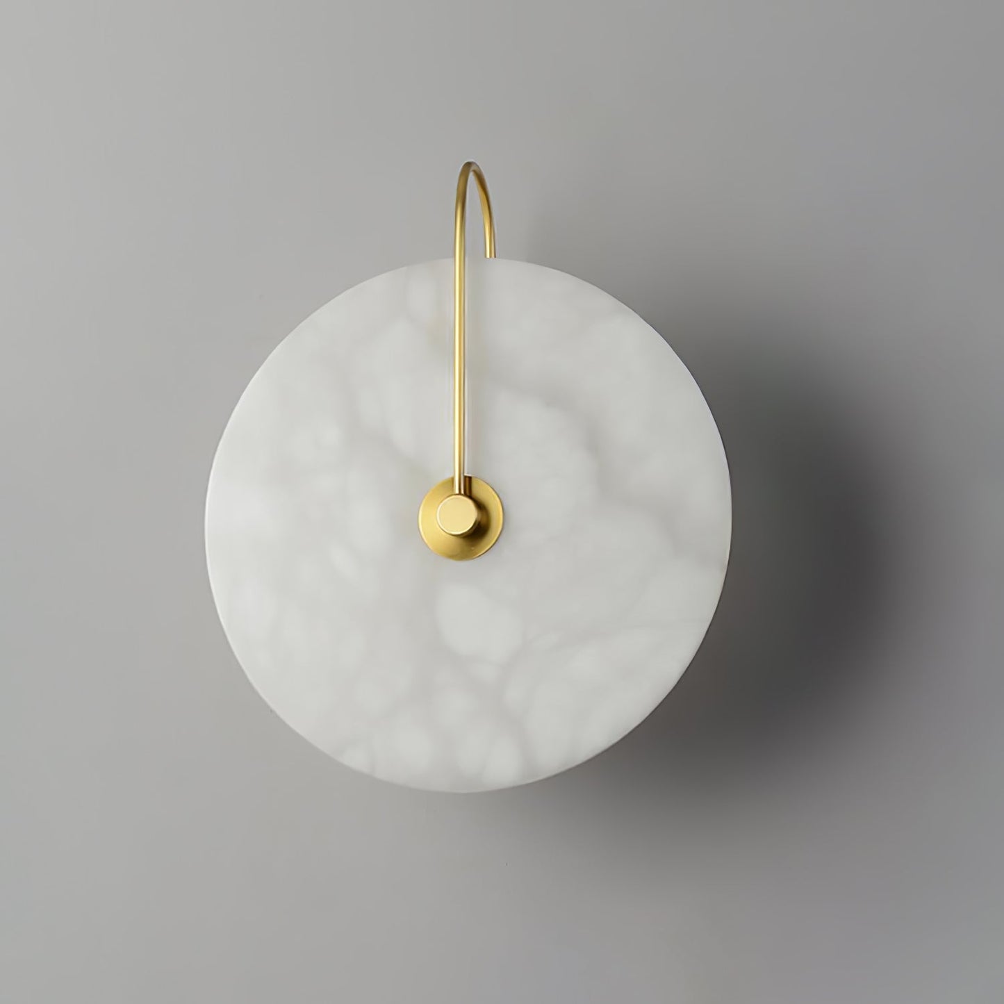 Vakkerlight Alabaster LED Wall Lamp with Gold Black Finish