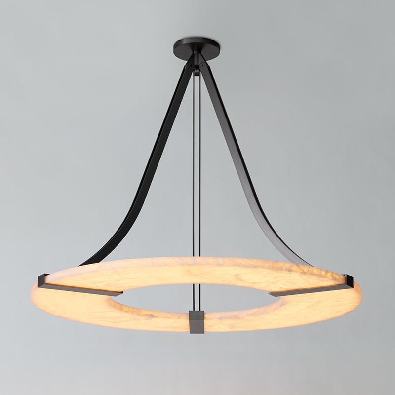 Alabaster Halo Pendant Light - YIOSI
