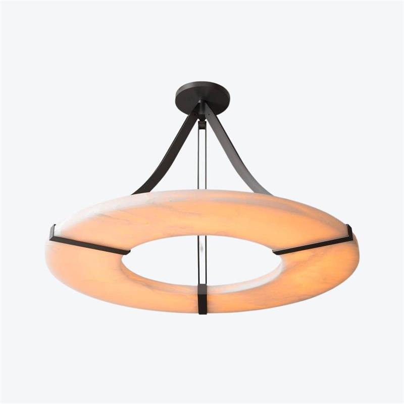 Alabaster Halo Pendant Light - YIOSI