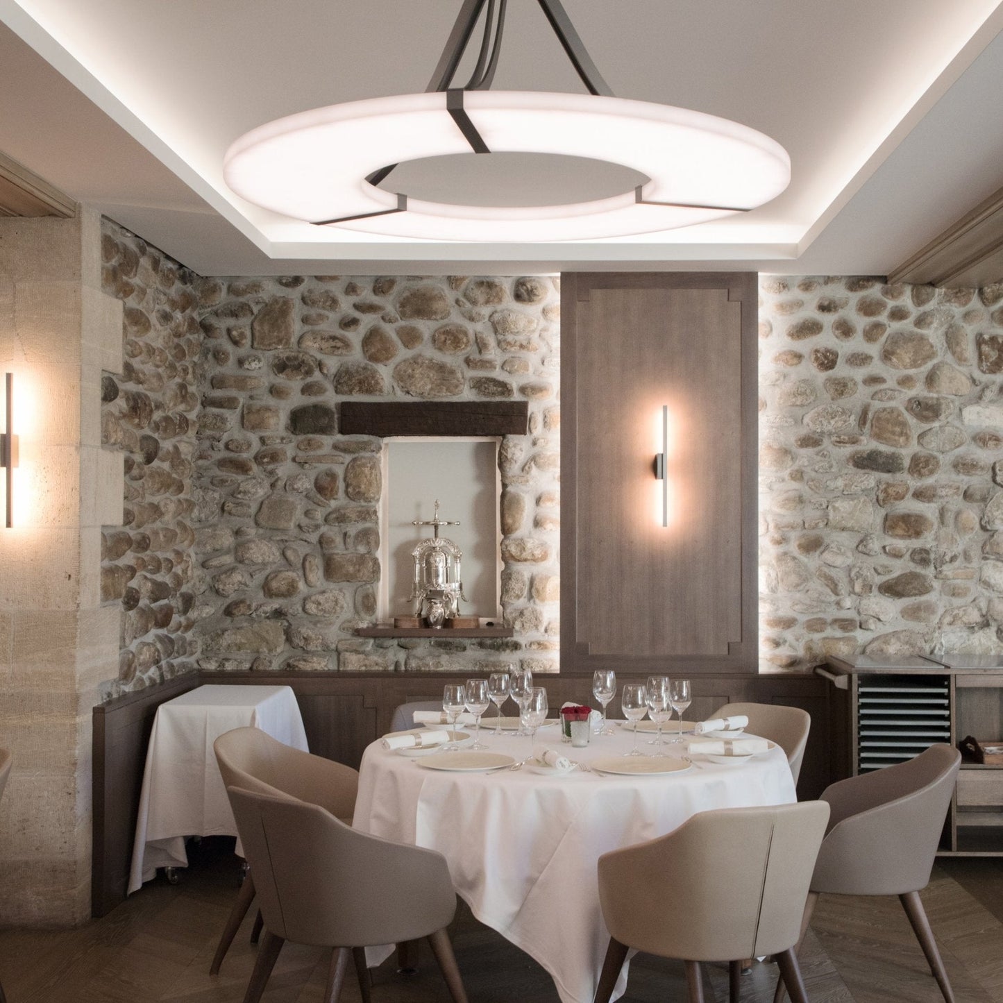 Alabaster Halo Pendant Light - YIOSI