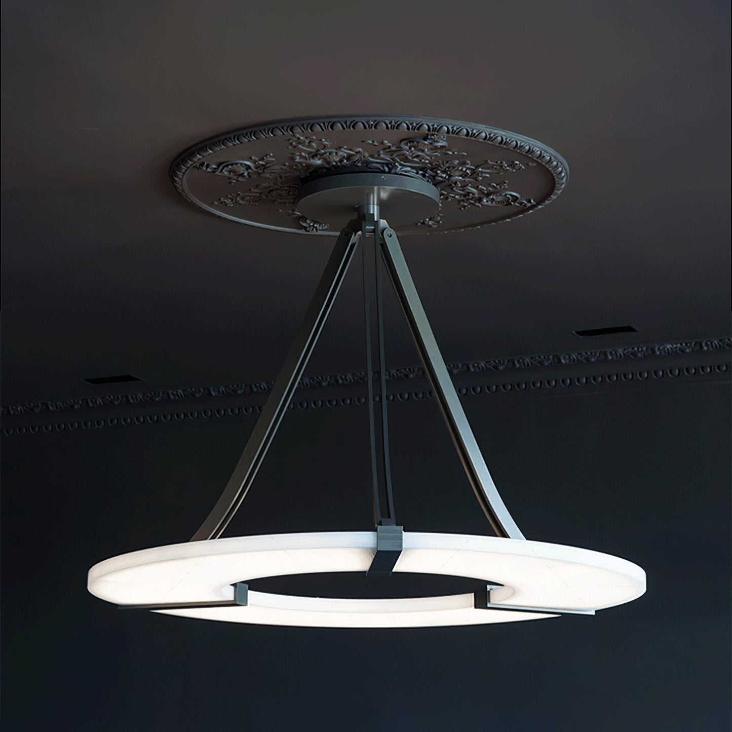 Alabaster Halo Pendant Light - YIOSI