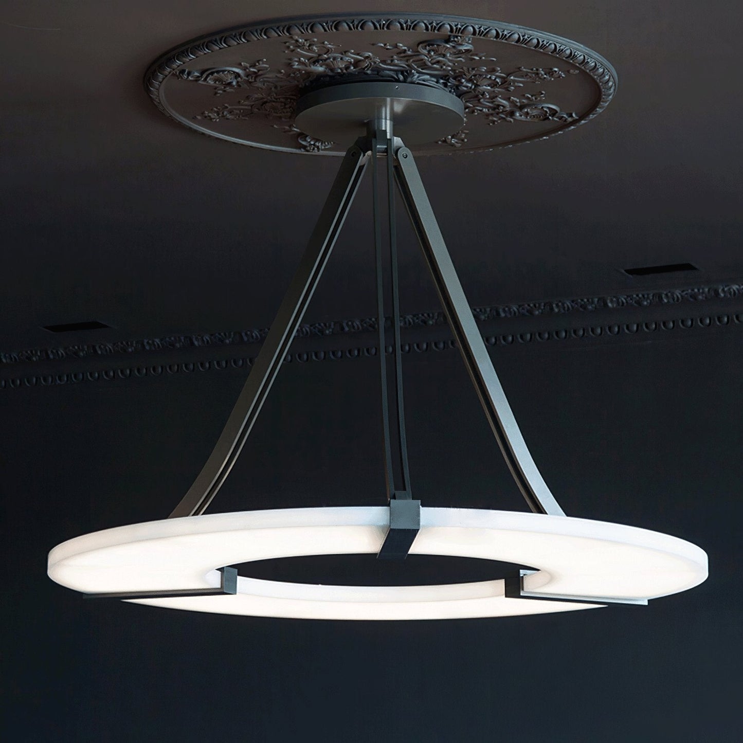 Alabaster Halo Pendant Light - YIOSI