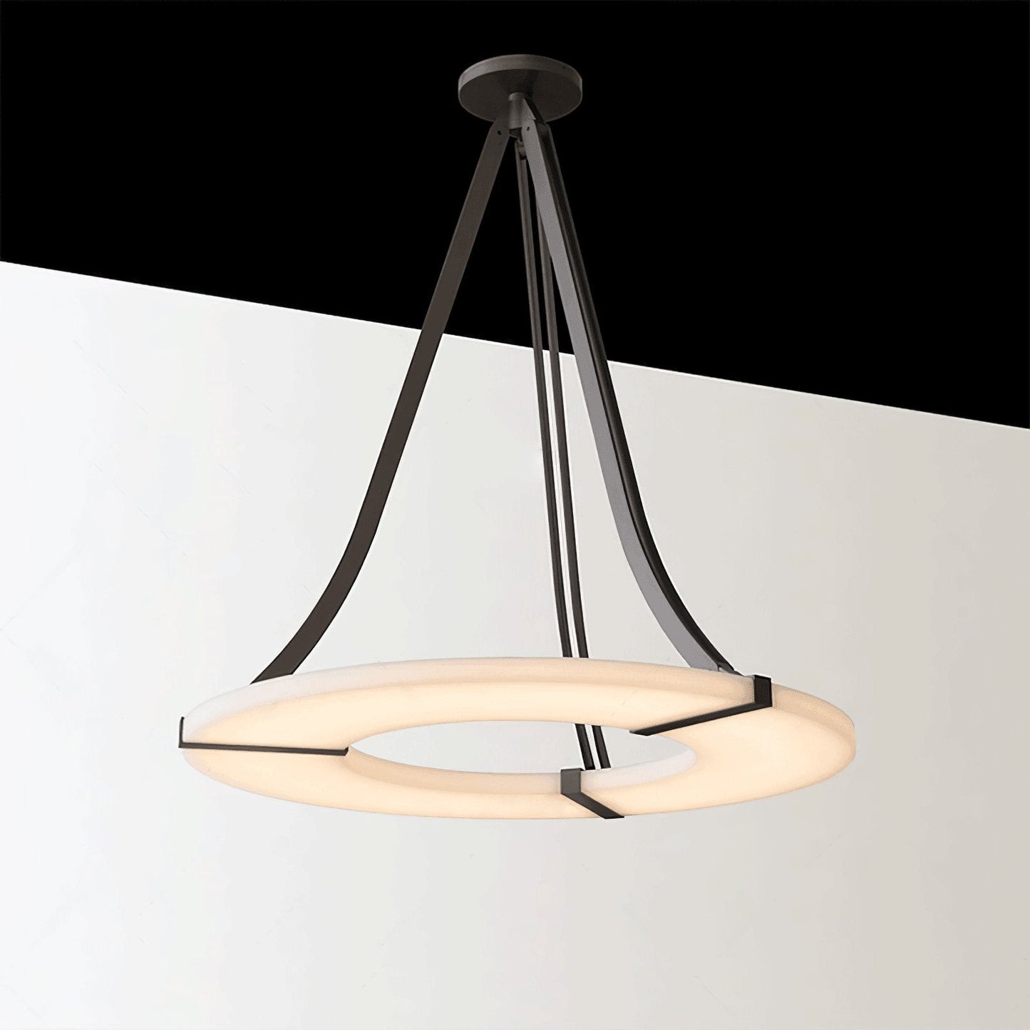 Alabaster Halo Pendant Light - YIOSI