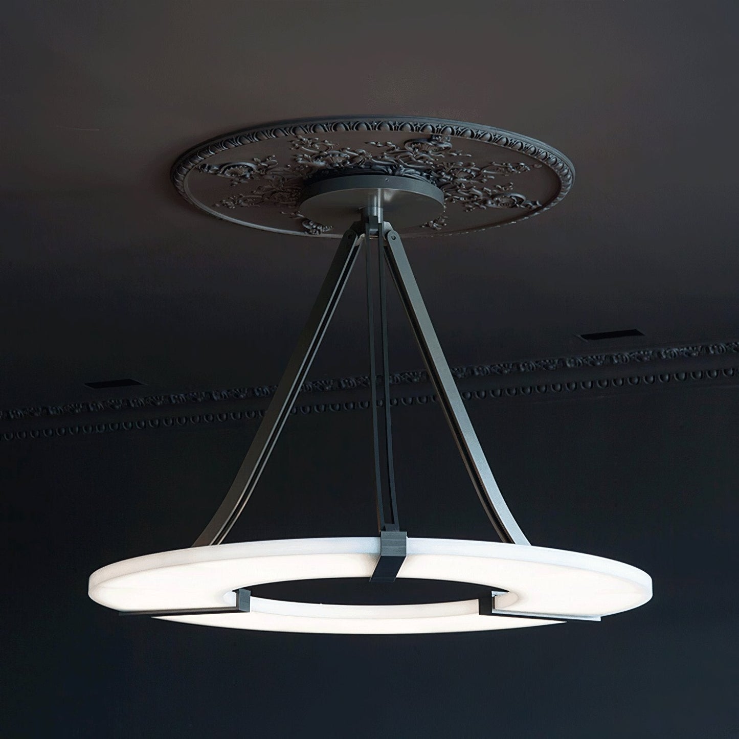Alabaster Halo Pendant Light - YIOSI