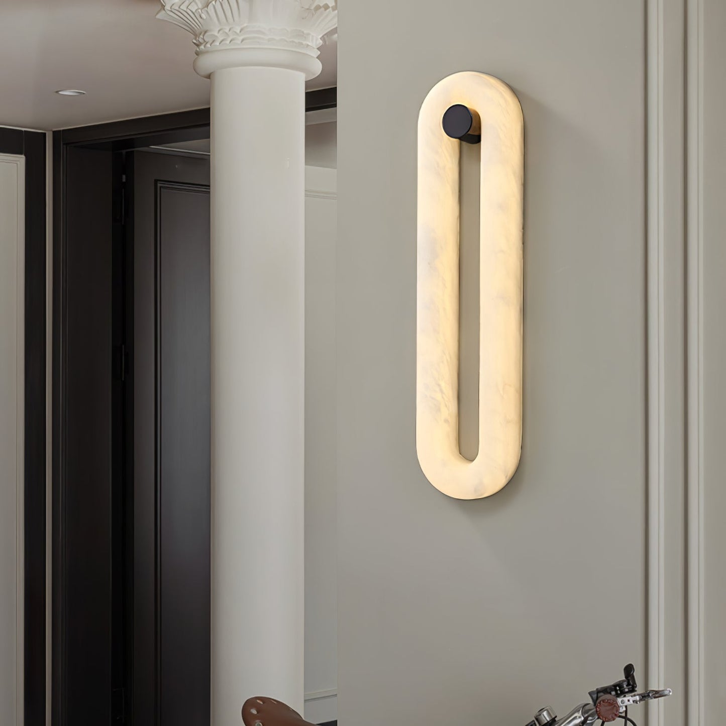 Alabaster Loop Wall Light - YIOSI