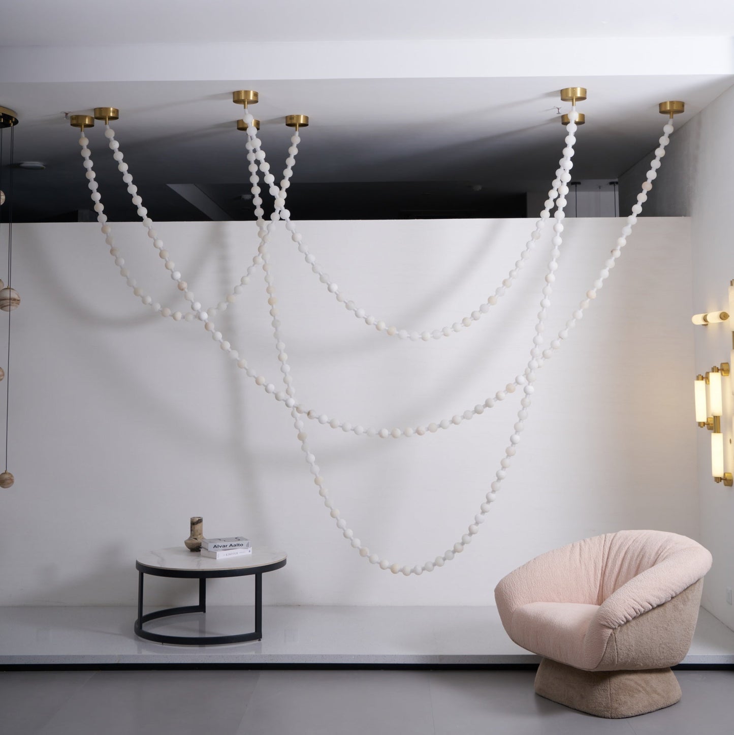 Alabaster Pearl Necklace Chandelier - YIOSI